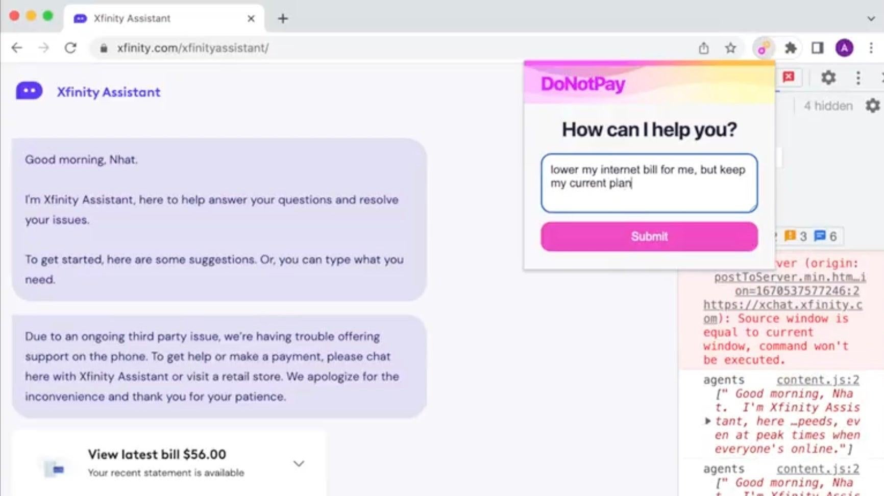 DoNotPay Bot Can Lower Your Internet Bills Using ChatGPT